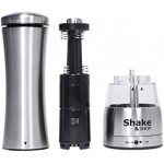 Electric Salt and Pepper Grinder Set Adjustable Coarseness Stainless Steel Battery Operated Mill With LED Light and Complimentary Mill Rest (Pack of 2 Mills)